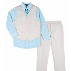 George 4 Piece Vest Suit - Boys Formal Outfit